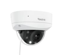 REOLINK RLC-843A - Telecamera di sicurezza PoE 4K con faretti, Zoom ottico 5X, telecamera esterna con visione notturna a colori, conversazione bidirezionale, rilevamento uomo/veicolo/animali, IK10