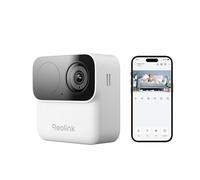 Reolink Telecamera di Sicurezza Magnetica Wireless, Wi-Fi Dual Band 2,4/5GHz, Rilevamento Persone con AI, Visione Notturna, Memoria Locale, Senza Abbonamento, Fino a 9 Mesi di Autonomia, Argus MagiCam