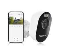 Reolink Telecamera Sicurezza WiFi Outdoor 4K con Wi-Fi 6 Dual-Band 2.4/5GHz, rilevamento smart, visione notturna con faretto, registrazione 24/7, audio bidirezionale, sirena, impermeabile, Lumus Pro