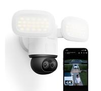 Reolink TrackFlex Floodlight WiFi, 4K PTZ Telecamera Wi-Fi Esterno a Doppio Obie