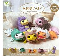 Reopajama Leopard geco Gacha set completo 4 capsule giocattolo JP spedizione ...