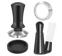 Reoszeank Kit di accessori per caffè espresso da 51 mm, manomissione calibrata, strumento WDT e imbuto dosatore, adatto per macchine da caffè e portafiltro Delonghi CASABREWS e atatix da 51 mm