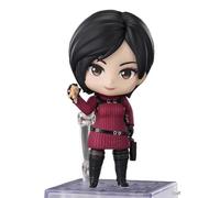 REOZIGN Ada Wong, statuetta Leon Scott Kennedy, azione Movbale viso di ricambio versione Q 10 cm / 3,9 pollici PVC carattere decorazione regali (b)