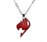 REOZIGN Collana Pendente Fairy Tail Di Animazione Giapponese Regalo Cosplay Per Uomini E Donne Gioielli Accessori Fairy Tail Accessori, Taglia unica, Lega di acciaio, Nessuna pietra preziosa Nessuna