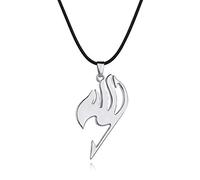 REOZIGN Collana Pendente Fairy Tail Di Animazione Giapponese Regalo Cosplay Per Uomini E Donne Gioielli Accessori Fairy Tail Accessori, Taglia unica, Lega di acciaio, Nessuna pietra preziosa Nessuna