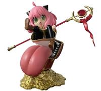 REOZIGN Figura Xanya, seduto Anya Forger Action Figures 19 cm / 7,5 pollici Cosplay Statue PVC Collezionali per i fan degli anime Regali (Pink)