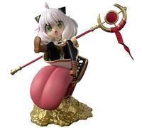 REOZIGN Figura Xanya, seduto Anya Forger Action Figures 19 cm / 7,5 pollici Cosplay Statue PVC Collezionali per i fan degli anime Regali (bianco)