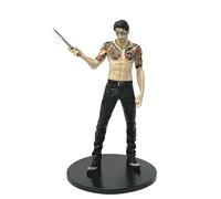 REOZIGN Goro Majima, Statuetta Goro Majima Torso Nudo Tatuaggio 17 cm, Modello Fatto A Mano, Personaggio di Gioco, Decorazione da Collezione, Regalo