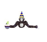 REOZIGN Monke Figure, Gorilla Tag Ufficiale Monke Plush Dolls 25 cm/9.8 Pollici Fatti A Mano PPCOTTON Game Modello di Personaggio Decoration Craft Gift (f)