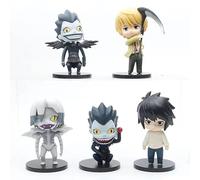 REOZIGN Ryuk, Yagami Light Yagami, REM, 5 statuette in piedi, versione Q, 10 cm, fatte a mano, in PVC, Souvenir per gli appassionati di anime