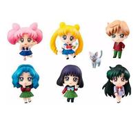 REOZIGN Saionji Sekai, Statuetta Sailor Moon, Sei Figure d'azione Carine Wink 5 Cm/1,9 Pollici PVC Da Collezionare, Regalo Artigianale (Open Eyes)