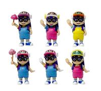 REOZIGN Statuetta Arale, Versione Sei Q Dottore Angelo Arale Figure 9 cm / 3,5 pollici Modello di Statua di anime Regali di decorazione per ufficio