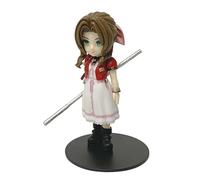 REOZIGN Statuetta Cloud Strife, Aerith, Tifa Lockhart, Zack Fair Da Combattimento Versione Q, 12 cm, in PVC, Carattere Animato, Decorazione, Regalo (b)
