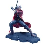 REOZIGN Statuetta Dante, Personaggio Nero, Figure d'azione di Combattimento Fatti A Mano in PVC Modello Statua Collezione Artigianato Regalo (b)