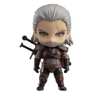 REOZIGN Statuetta Geralt, Versione Q Mobile E In piedi, Viso Sostituzione 10 cm, PVC Personaggio Collezionabile Artigianato Regalo per I Fan Anime
