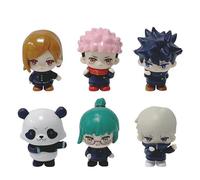 REOZIGN Statuetta Gojo Satoru, Itadori Yūji, Fujiwara Megumi, set di figure articolate in piedi, versione Q, 7 Cm, in PVC, fatti a mano regali (a)