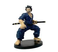 REOZIGN Statuetta Hanma Yujirō, Musashi Miyamoto, statuetta di combattimento in piedi, fatta a mano in PVC, personaggio dei cartoni animati regalo artigianale (b)