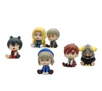 REOZIGN Statuetta Marcille Donato, Seduta, 6 pezzi, deliziosa nel Dungeon Versione Q 6 Cm Personaggi in PVC Regali per I Fan Animali