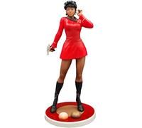 REOZIGN Uhura, Statuetta in piedi, costume rosso, capelli corti, azione Uhura 22 Cm, fatto a mano statue in PVC regali per i fan degli anime