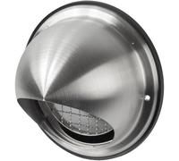 Repa Market Coperchio di sfiato in acciaio inox da 10,2 cm con guarnizione in gomma, tappo di aspirazione/scarico HVAC rotondo con rete metallica per una maggiore protezione dall'ingresso - Include