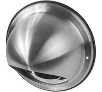 Repa Market Coperchio di sfiato in acciaio inox da 12,7 cm con guarnizione in gomma, tappo di aspirazione/scarico HVAC rotondo con griglia per evitare il flusso d'aria dalle raffiche - Include