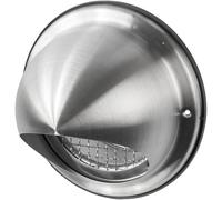 Repa Market Coperchio di sfiato in acciaio inox da 12,7 cm con guarnizione in gomma, tappo di aspirazione/scarico HVAC rotondo con rete metallica per una maggiore protezione dall'ingresso - Include