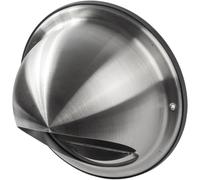 Repa Market Coperchio di sfiato in acciaio inox da 15,2 cm con guarnizione in gomma, tappo di aspirazione/scarico HVAC rotondo con griglia per evitare il flusso d'aria dalle raffiche - Include