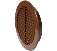 Repa Market Copertura in plastica marrone da 15,2 cm con flangia, per bocchetta di ventilazione rotonda, griglia di ventilazione per ventilazione HVAC