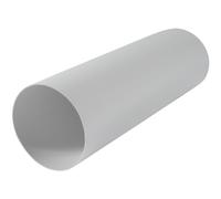 Repa Market Tubo di ventilazione in plastica con diametro da 100 mm a 30,5 cm, lunghezza 0,3 m, tubo di ventilazione rigido, prolunga di ricambio, circolazione dell'aria fresca, canale di scarico in