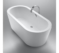 Repabad Livorno vasca da bagno freestanding, ovale, 0031894-0005, Livorno bianco opaco [Vasche da Bagno > Vasche da Bagno Freestanding]