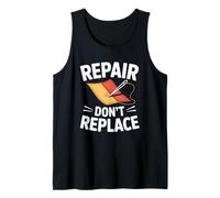 Repair Dont Replace Rammendo Visibile Moda Sostenibile Canotta