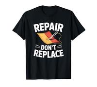 Repair Dont Replace Rammendo Visibile Moda Sostenibile Maglietta