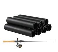 Repair Rod, Reel Seat Parts, Rod Building Kit, Black, Inner Tube Components for Maintenance modifiche, Enhances Stability and Reduces Wear Projects, Long Lasting