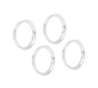 REPAIROCK 4 pezzi 73,1 a 63,4 mm Anello di centraggio per mozzo in lega di alluminio per auto, parti di ricambio auto