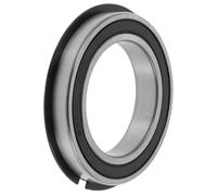 REPAIROCK 6909NR2RS Cuscinetti A Gola Profonda 45x68x12mm P5 Doppia Guarnizione In Gomma Cuscinetti Lubrificati 1 Pc Auto Scooter Skateboard Ruote Universali Tono Argento Nero