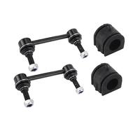 REPAIROCK Collegamenti della barra stabilizzatrice anteriore con 2 pezzi di boccole per Hummer H3 2006-2010 Kit Fine della sospensione No.K750185/K201407 Nero 1 Set
