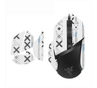 Repalcement - Nastro antiscivolo per mouse da gioco Razer Basilisk V3 / Basilisk V3 Pro/Basilisk V3X HyperSpeed, bianco metà