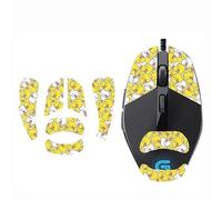 Repalcement - Nastro antiscivolo per mouse, per mouse da gioco Logitech G302 G303, giallo