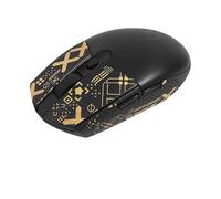 Repalcement - Nastro antiscivolo per mouse, per mouse da gioco Logitech G304 G102, metà nero oro