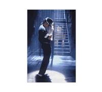 Repaly Poster decorativo su tela con cappello di Michael Jackson, decorazione per camera da letto, sport, ufficio, camera da letto, regalo, senza cornice, 20 x 30 cm