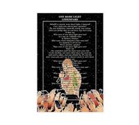 Repaly Poster musicale con cantante e celebrità Linkin Park One More Light, poster su tela, decorazione artistica da parete per soggiorno e camera da letto, senza cornice, 50 x 75 cm