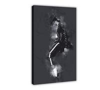 RePaLy Poster su tela di Michael Jackson, decorazione per camera da letto, sport, ufficio, stanza, regalo, stile cornice, 50 x 75 cm