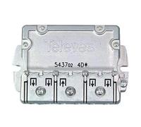 PARTITORE EASYF 4VIE 2400MHZ 9/7,5DB CON PASSAGGIO BY PASS 1 DIREZIONE - TELEVES