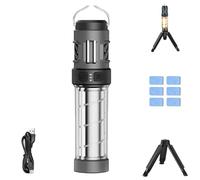 Repelix-Repelix Portable Camping Mosquito Repellent Light, IPX5 Waterproof Emergency Mosquito Repeller with Tripod, USB Charing, for Indoor,Outdoor, Campsites (Black-A)