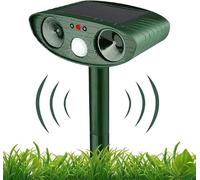 Repellente a ultrasuoni per gatti, deterrente solare per talpe, per esterni, impermeabile, con sensore di movimento, per fattoria, giardino, cortile, cani, gatti, uccelli, scoiattoli