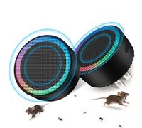 Repellente a ultrasuoni per il controllo dei parassiti 2026, trappole per topi da interni, dispositivi elettronici per mouse, roditori, scarafaggi, topi, zanzare, ragni, ratti, per casa, cucina
