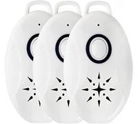 Repellente antipulci e zecche ad ultrasuoni ricaricabile USB, portata 3 m, frequenza 9-21 kHz, autonomia 5 giorni, senza sostanze chimiche, protezione zanzare, insetti, cani gatti, esterno USB