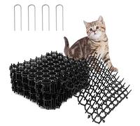 Repellente Gatti, 12 Pezzi Repellente per Gatti, Può Essere Tagliato Disabituante Gatti, Riutilizzabile Dissuasore per Gatti, Dissuasori per Gatti, Repellente per Gatti da Esterno, Rete Anti Gatto