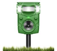 Repellente Gatti, Repulsif Chat Ultrason, Répulsif pour Rongeurs Solaire，Modes de Charge Solaire et USB, pour Chats, Chiens, Oiseaux