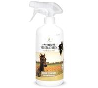 Repellente Insetti per Cavalli 750 ml Spray Protezione Vegetale Cavalli con Olio di Neem Contro Mosche, Zecche, Zanzare e Tafani Neem Oil Naturale Senza Risciacquo, Uso Frequente